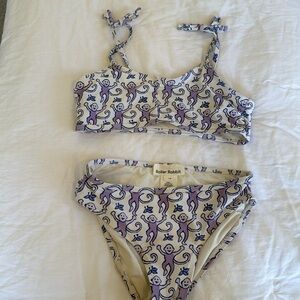 Roller rabbit girls size 10 bikini